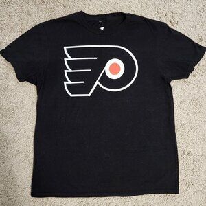Philadelphia Flyers - Fanatics Brand t shirt - Black - Main Logo - Size Medium